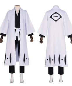 Anime Bleach Aizen Sousuke Cosplay Costume Team Captain Robe Kimono Outfits OKG-086
