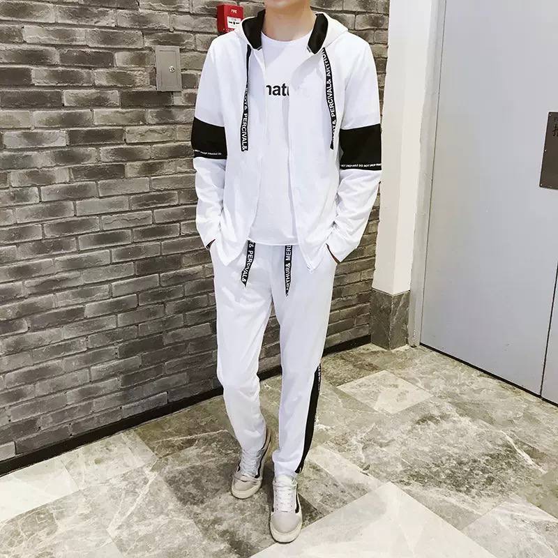 Ensemble de Survêtement "Urban Dynamic" – Hoodie et Pantalon avec Bandes Contrastées – Image 7