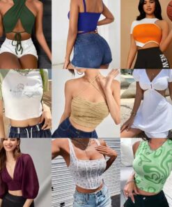 1 Balle de 100 pièces SHEIN Robe décontractée en dentelle et denim pour femmes Sheines Bail Sshein, styles mixtes en gros, inventaire de vêtements Shshaples