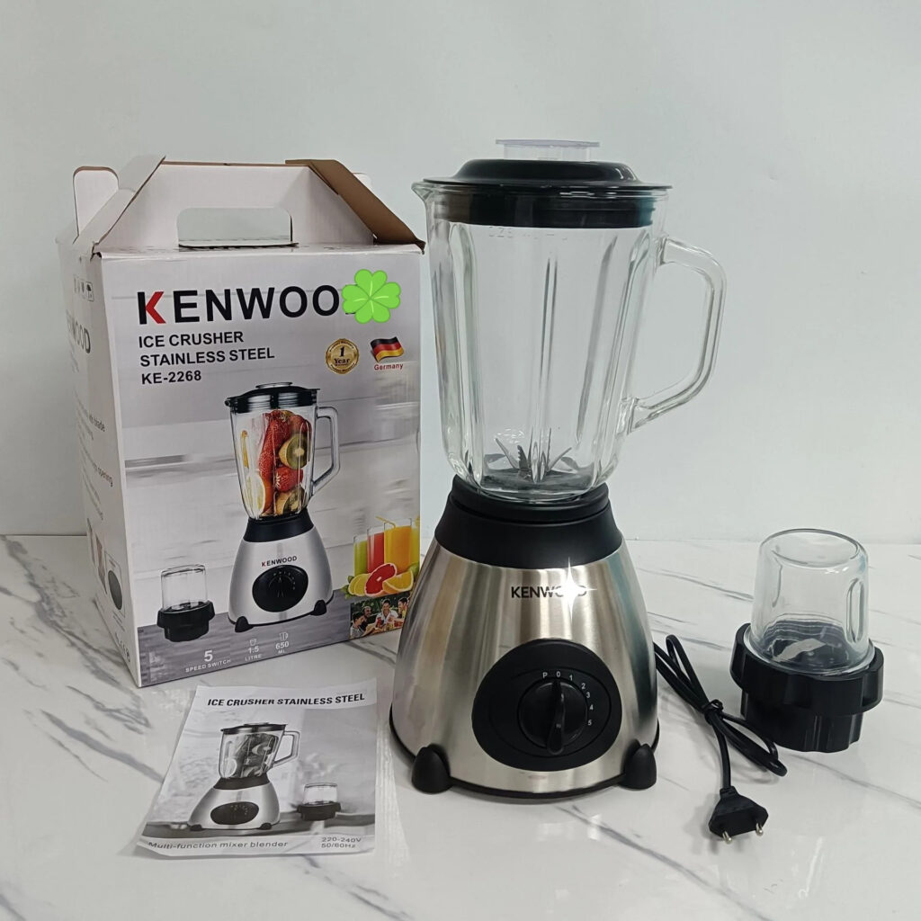 Offre Spéciale 5 vitesses avec pot en acier inoxydable mélangeur de nourriture électrique mélangeur appareil de cuisine commercial 1.5L presse-agrumes mélangeur