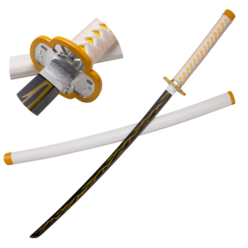 Épée Demon Slayer en métal véritable, katana de cosplay d'anime avec texture originale
