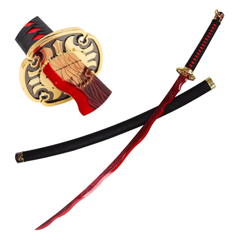 Réplique d'Arme Elden Ring : Katana « Rivers of Blood », Véritable Épée de Samouraï Japonais