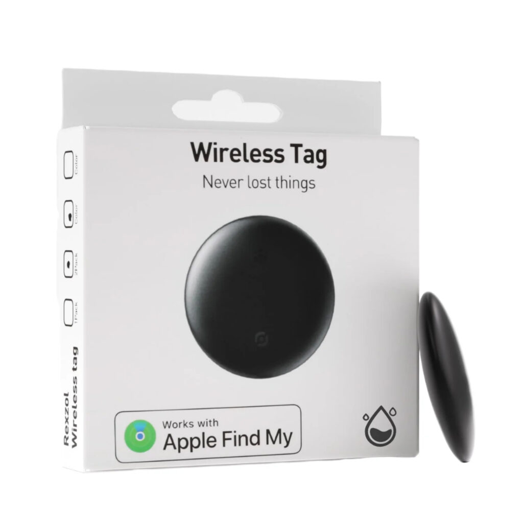 Traqueur GPS cellulaire certifié MFi avec télécommande Findmy App pour le suivi des vélos et des animaux de compagnie Loneworker Matériau plastique activé