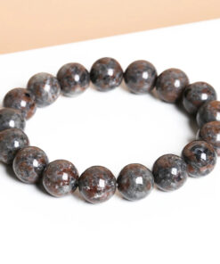 Bracelets en Pierres de Yooperlite Naturelles, Bijoux Énergétiques de Grossiste pour Hommes, Feng Shui, Méditation, Pierres Précieuses Puissantes pour les Chakras