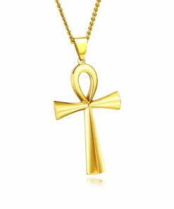 Vnox — pendentif en croix noire pour hommes, bijoux, alliage de mode, acier inoxydable