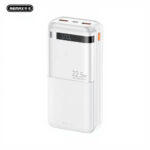 Batterie Externe Remax à Charge Rapide PD20W+QC22.5W, Capacité 30000 mAh, Chargeur Portable Type C Abordable pour Téléphone