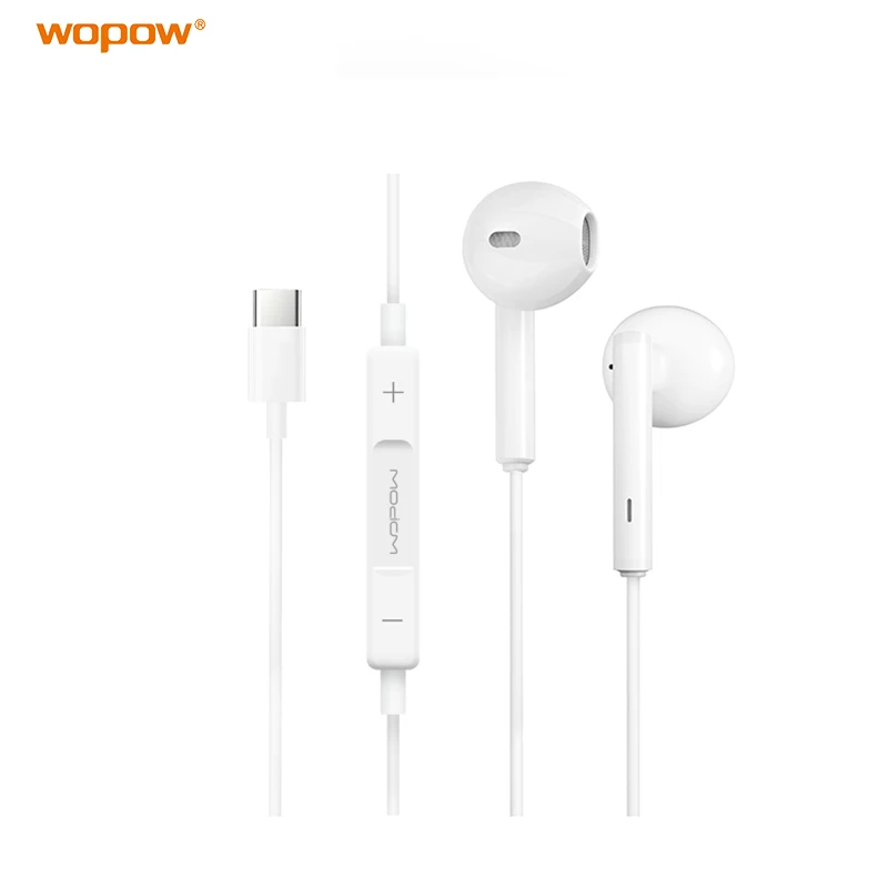 Casque filaire numérique semi intra-auriculaire super durable pour appels, sport, musique et jeux, avec connecteur Type-C, pour iPhone 17 16 15 Pro