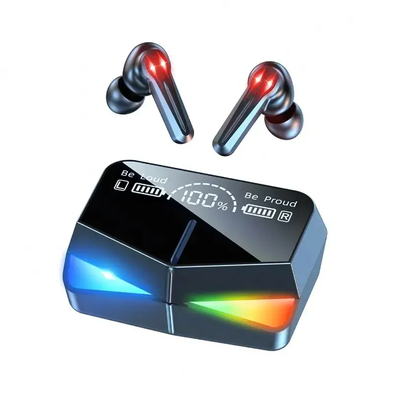 TWS Écouteurs sans fil Écouteurs de jeu HiFi Stéréo Contrôle tactile Réduction du bruit Casques avec microphone