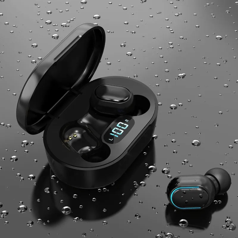 Écouteurs sans fil TWS à réduction de bruit, son stéréo HIFI, casque de jeu avec microphone intégré, autonomie de 10 à 15 heures, sans commande tactile