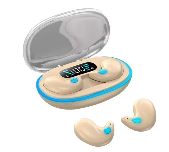 Casque de sommeil X55 en gros, écouteurs TWS, BT 5.3, réduction de bruit, appariement automatique, contrôle tactile intelligent, écouteurs intra-auriculaires