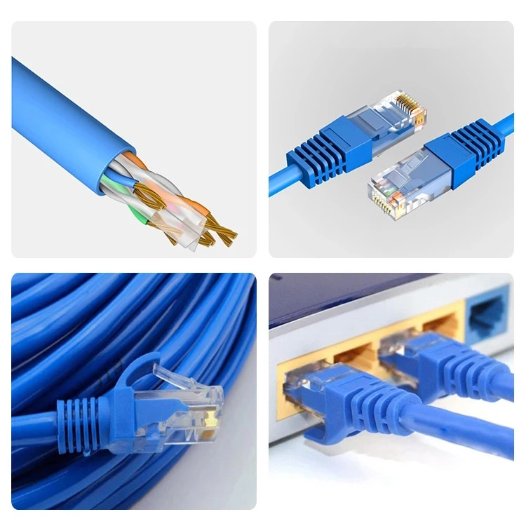 Câble Ethernet Cat6 Cat6e 30M 20cm 10cm LAN UTP Cat 6 RJ45 Câble de raccordement réseau Internet