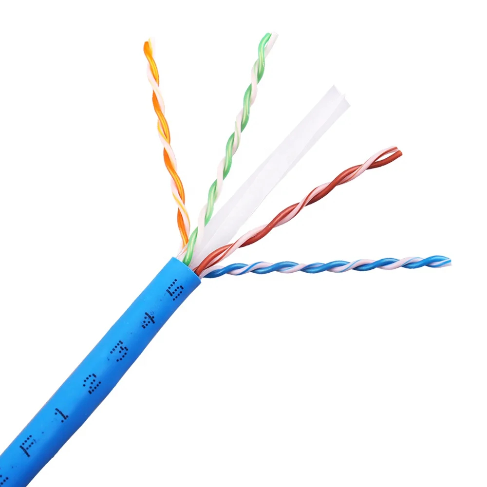 Câble Réseau LAN CAT6 de Meilleure Qualité 1000ft UTP 23AWG Plenum, Câbles CAT6 Cat5e