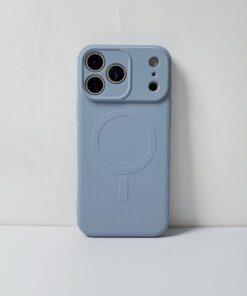 Coque de Téléphone en Silicone Antichoc avec Intérieur en Flanelle, Protection Intégrale, Magnétique et Compatible Charge Sans Fil pour iPhone 17 Pro Max