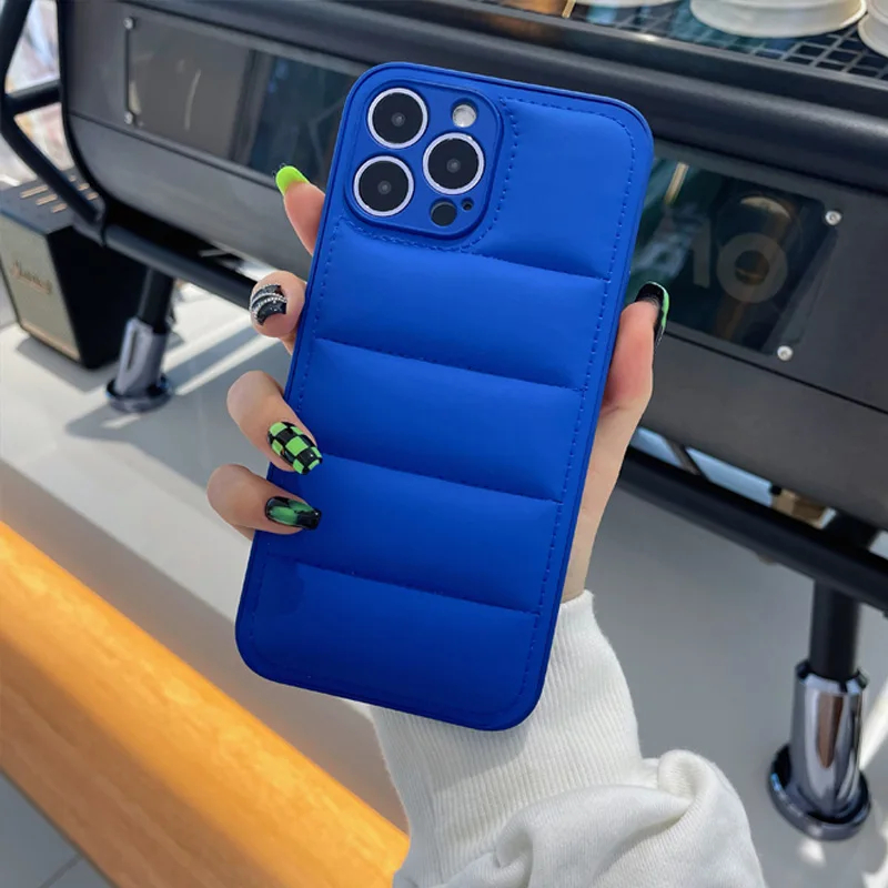 Coque de Téléphone Puffer The North Face pour iPhone 15 Pro/Pro Max et iPhone 16/15 Pro Plus Max