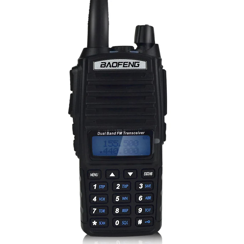 Baofeng UV-82 Radio FM Mobile Numérique Portable avec Portée de 3-8 km, Batterie 2500-3000 mAh, VHF/UHF, Talkie-Walkie Amateur et Marine