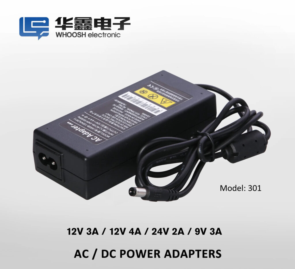 Adaptateur secteur universel AC/DC 12V 3A certifié CE HX08-1203301 pour ordinateur portable, ordinateur de bureau, appareil photo, vidéosurveillance, 5V 9V 24V