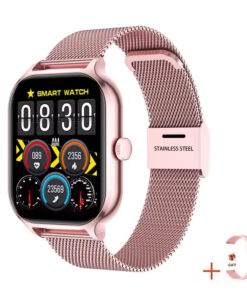 GTS4 Montre Intelligente Android Économique avec Bracelet en Acier Inoxydable GTS4 pour Hommes et Femmes
