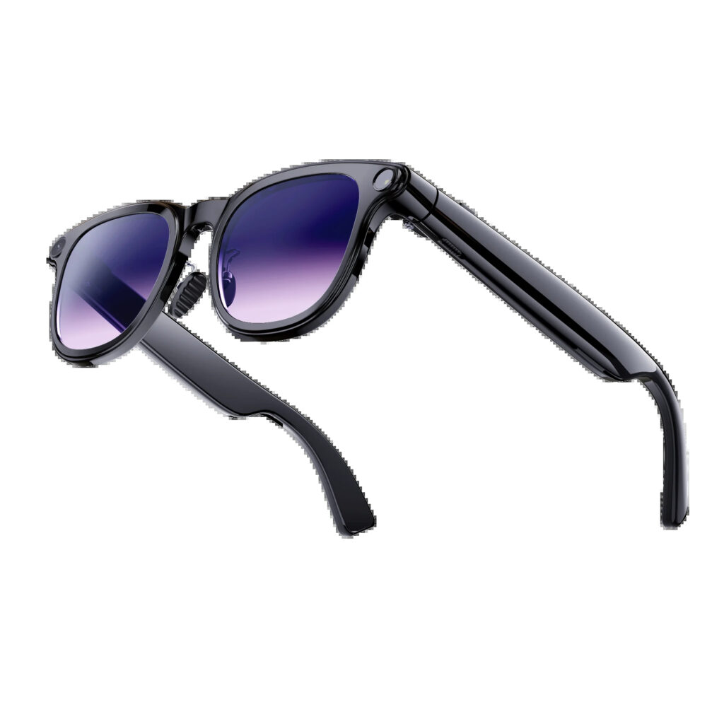 Lunettes intelligentes IA 800W 5G/4G Double caméra Traduction Commande vocale WiFi Prise de vue 1200p Étanche IPX-6 Anti-lumière bleue ChatGPT