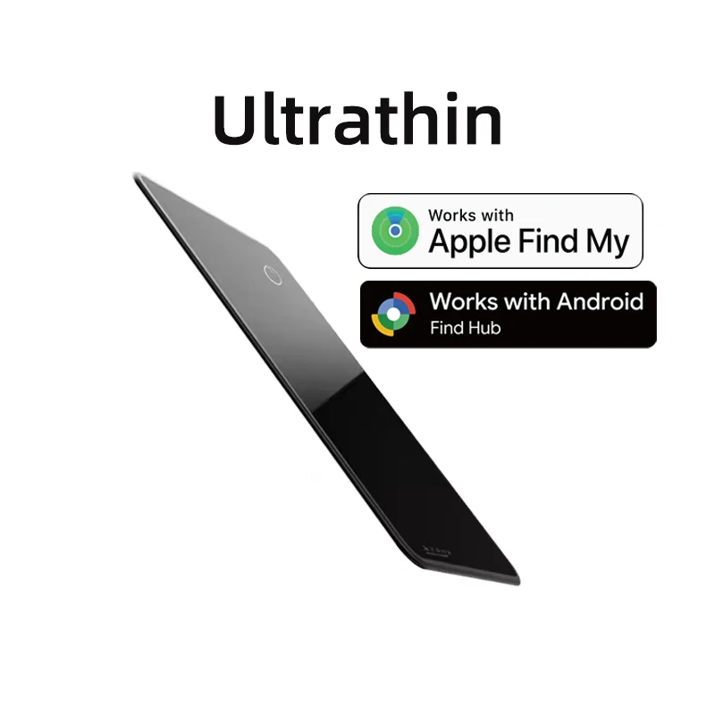Portefeuille intelligent Air Tag, carte Android, dispositif de recherche de hub, carte NFC, localisateur de carte, traceur GPS pour iPhone Apple IOS Google Android