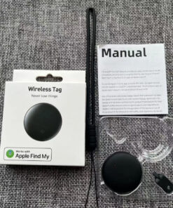 Traceur Intelligent ITag Air Tag Bluetooth GPS Étanche en Plastique, 1 An d'Autonomie, Application Apple Localiser, Anti-Perte pour Voiture, Clés, Animaux