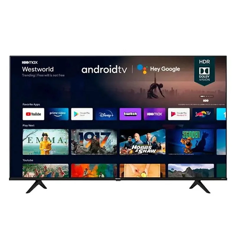 Téléviseurs Intelligents 4K ULED 120Hz de 98&quote; 100&quote; 65&quote; avec Android, LED QLED IPS RGBW, Rétroéclairage LCD, Boîtier Noir, USB, WiFi Bi-Bande, pour Utilisation HD à Domicile ou en Hôtel