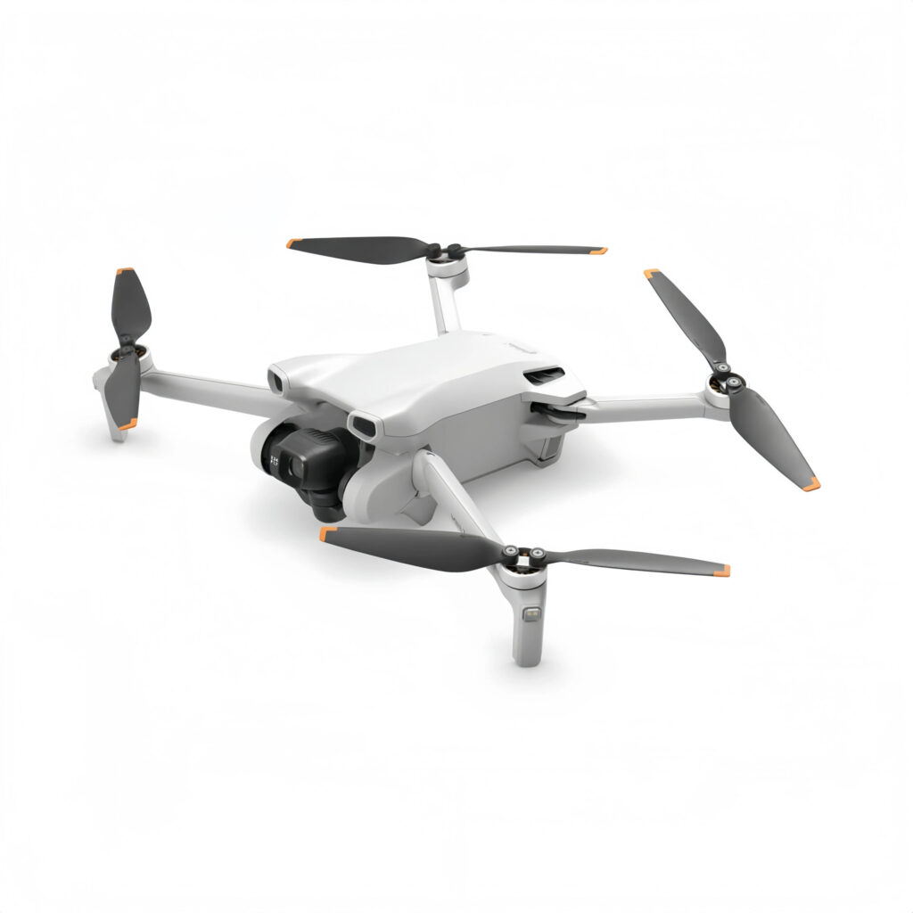 Mini drone DJ Mini 3 RC en plastique, facile à utiliser pour les débutants, vidéo 4K HDR, drone 4k avec prise de vue verticale réelle, autonomie de batterie prolongée, drone UAV