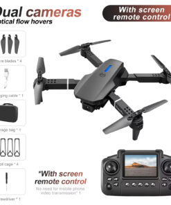 Nouveau drone E88 Pro Max pas cher avec télécommande à écran, caméra double 4K HD, hélicoptère pliable, mini drone pour débutants
