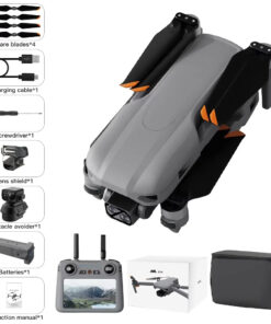 XIL019 Drone RC Professionnel 4K HD GPS Moteur Brushless Cardan Stabilisateur 3 Axes Évitement d'Obstacles avec Deux Caméras