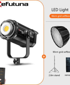 Alternative view of Kit d'Éclairage Professionnel LED Photo/Vidéo pour Studio avec Contrôle APP, Support 2.8M et Boîte à Lumière Profonde 90cm