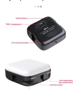 Alternative view of Mini lumière photographique portable M11 pour smartphone et appareil photo