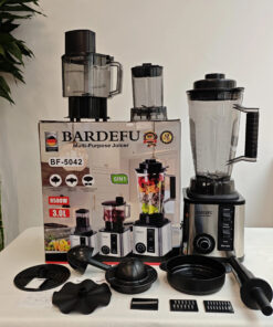Alternative view of Robot Culinaire Électrique 8 en 1 Puissant 9500W Crest Silver Bardefu, Mixeur, Hachoir et Centrifugeuse Commerciale Robuste 3 en 1