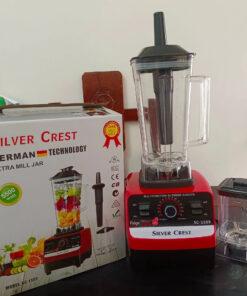Alternative view of Blender électrique commercial Silver Crest 2L 4500W, 3 vitesses, usage domestique, broyeur professionnel, mélangeur, presse-agrumes