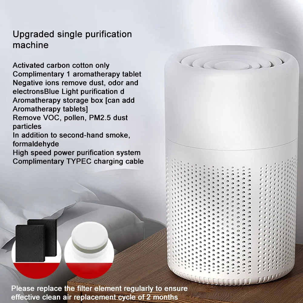 Prix de gros Purificateur d'air domestique Filtre purificateur d'air portable intelligent pour la maison – Image 2