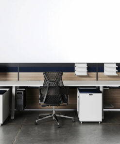 Alternative view of Fourniture d'usine en gros Table modulaire moderne Mobilier de bureau Poste de travail Cloisons de bureau Table Cabine Poste de travail