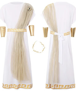 Alternative view of Robes Toga Grecques et Romaines Anciennes, Costume de César pour Halloween, Unisexe Adulte, en Polyester, pour Carnaval, Cosplay, Film et Animation