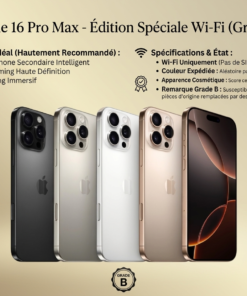 Iphone 16 Pro Max Wifi d'occasion Grade B Casi Neuf