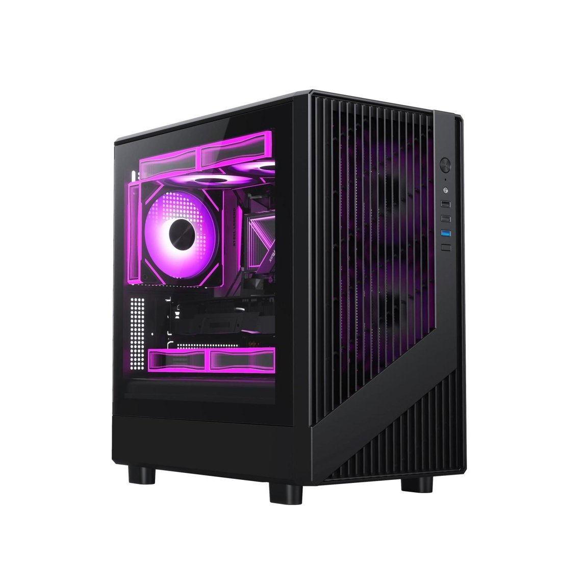 Boîtier PC gaming Ruixi Carnival / Panshi 240 (Noir) – Image 2