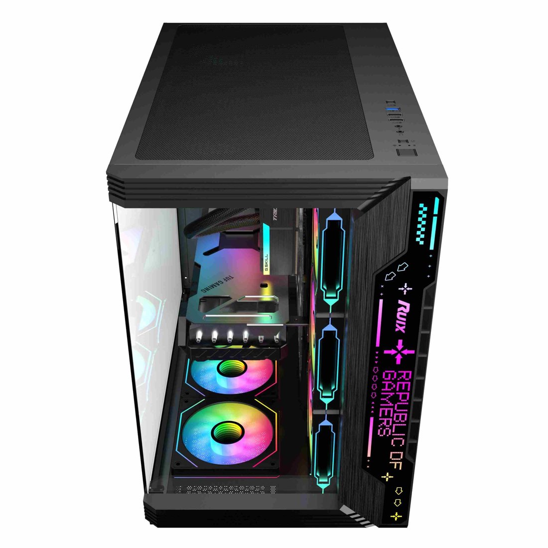 Boîtier PC gaming Ruixi Carnival / Panshi 360 (Noir)