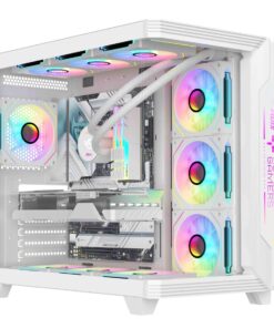 Alternative view of Boîtier PC gaming Ruixi Carnival / Panshi 360 (Blanc)