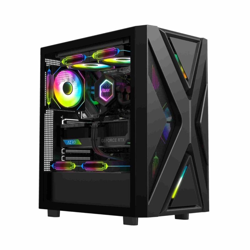 Boîtier PC gaming Ruixi Carnival / Panshi (Noir)
