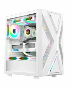 Alternative view of Boîtier PC gaming Ruixi Carnival / Panshi (Blanc)