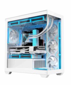 Alternative view of Boîtier PC gaming Ruixi Carnival / Panshi 360M (Blanc)