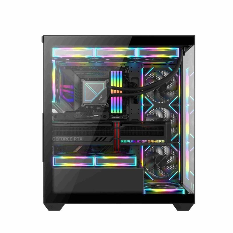 Boîtier PC gaming Ruixi Carnival / Panshi 360A (Noir)