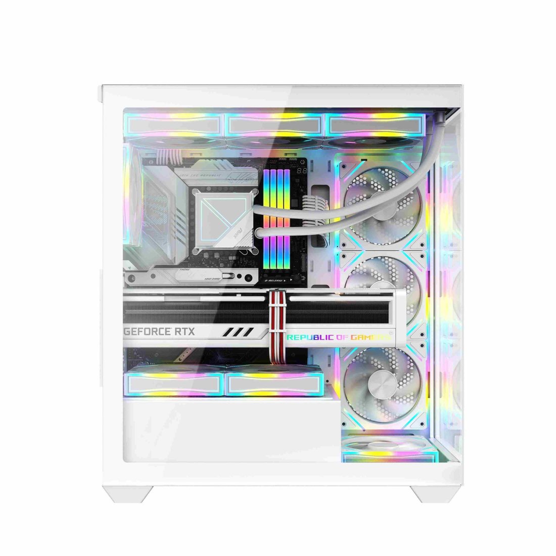Boîtier PC gaming Ruixi Carnival / Panshi 360A (Blanc)