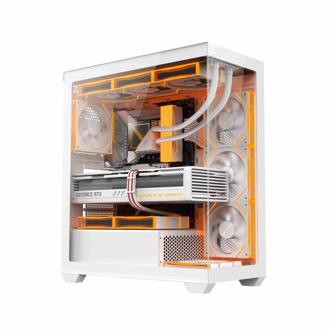 Boîtier PC gaming Ruixi Carnival / Panshi 360A (Blanc) – Image 2