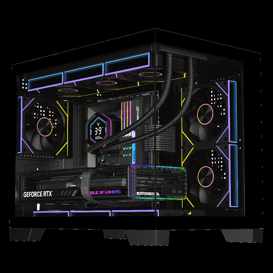Boîtier PC gaming Ruixi Zhuiying M360 (Noir) – Image 2