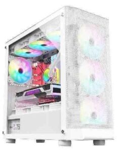 Boîtier PC gaming Ruixi Classic (Blanc)