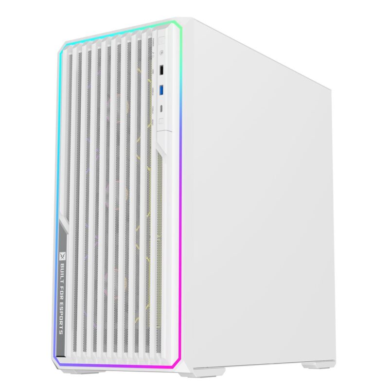 Boîtier PC gaming Ruixi Halo halo 8 (Blanc)