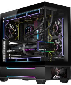 Alternative view of Boîtier PC gaming Ruixi Halo halo X (Noir)
