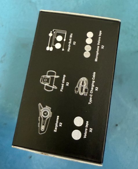 Intercom Bluetooth pour casque moto A3 PRO pack duo – Image 3